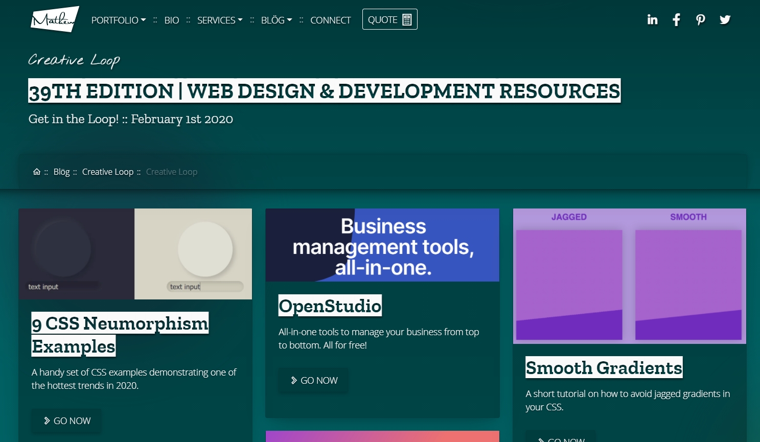 39th Edition | Web Design & Development resources