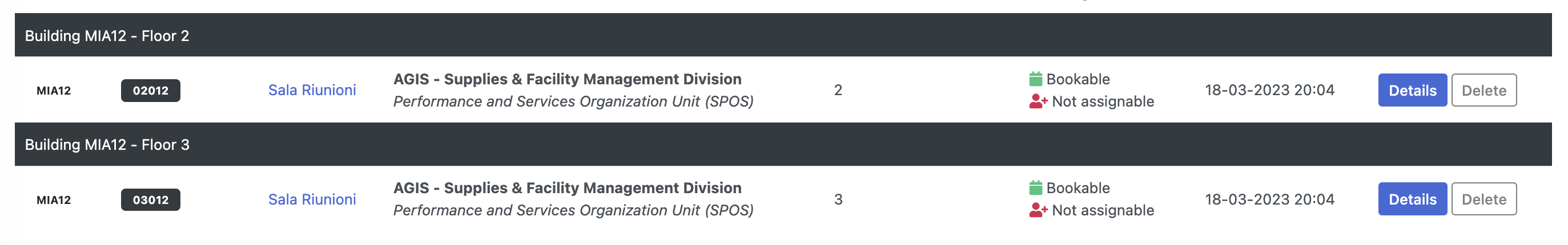 Assign Spaces - Verify if a space