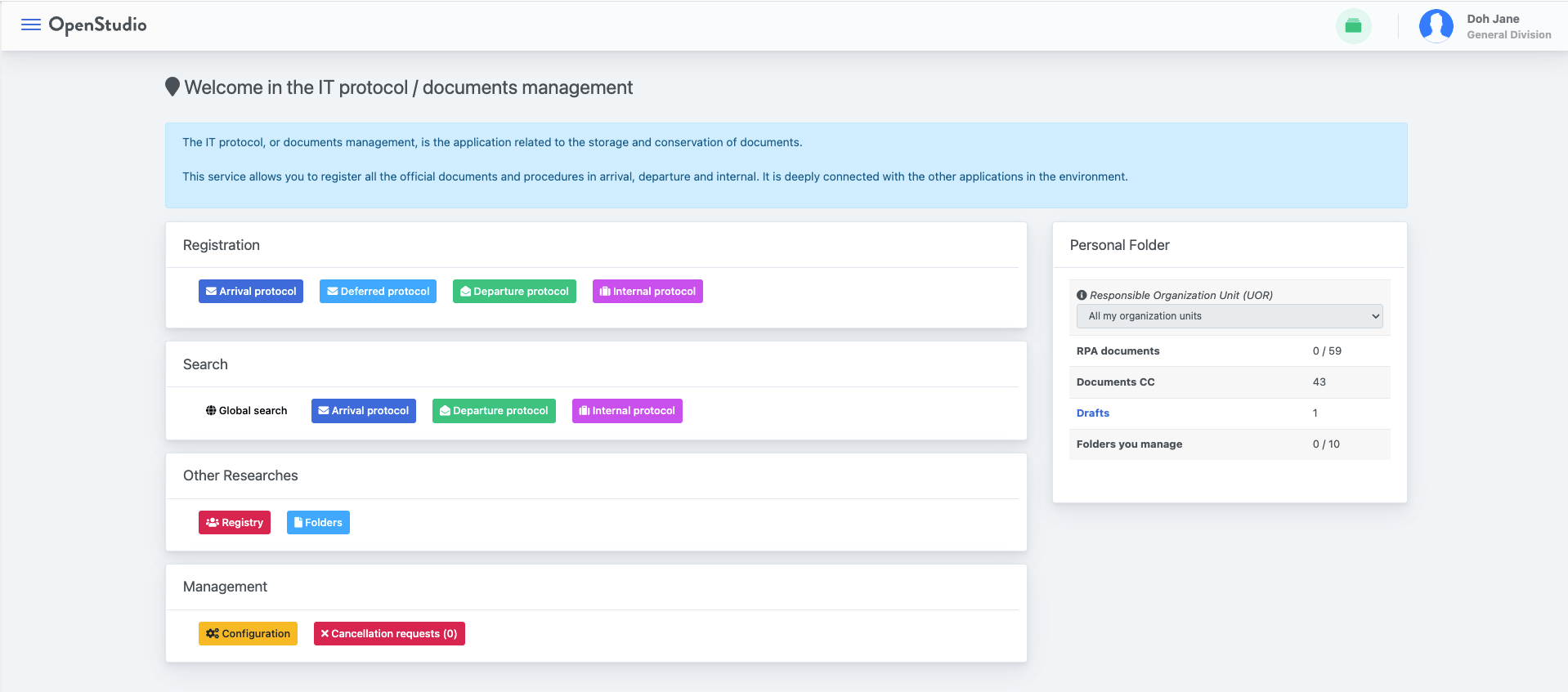 Protocolo de TI - Gerenciamento de Documentos